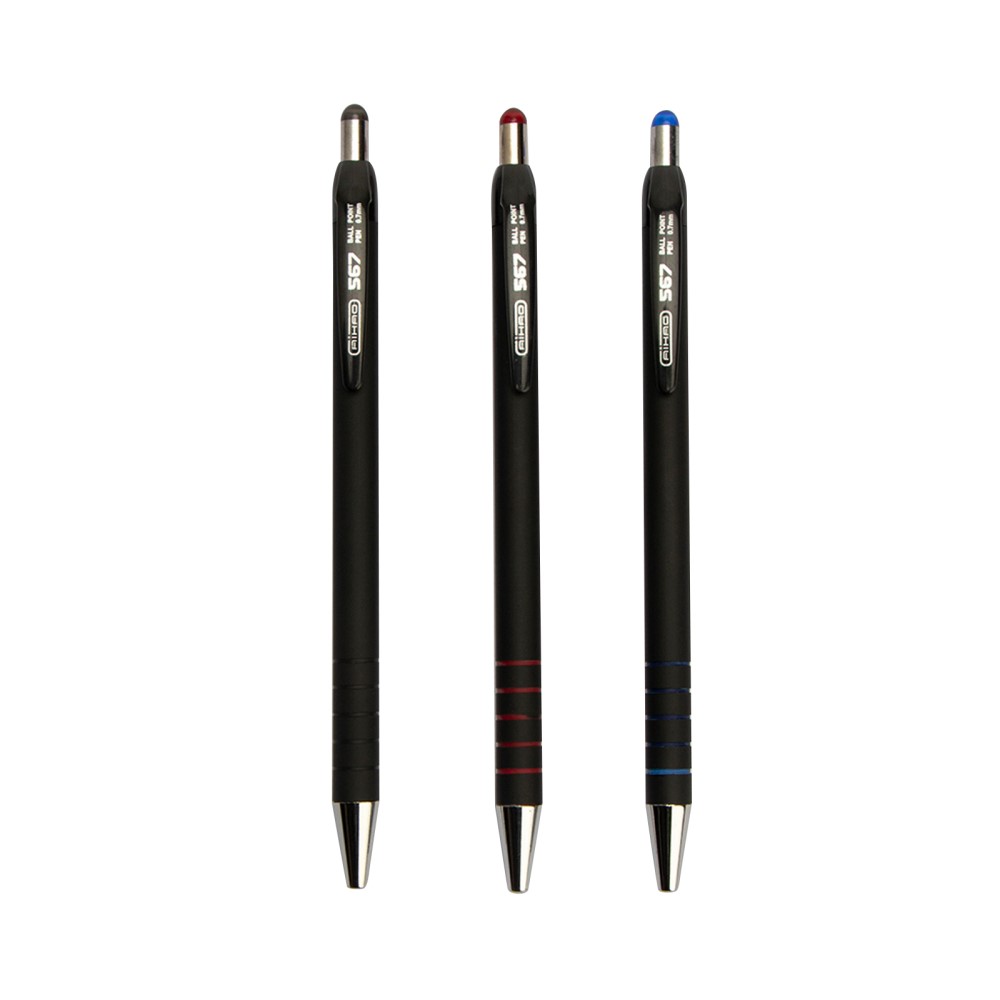aihao-567-0.7-mm-black-blue-red Hemijska Olovka Aihao 567 - Image 1