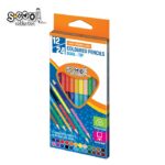 Drvena Boja Dupli Vrh Set 12 Kom SC3235