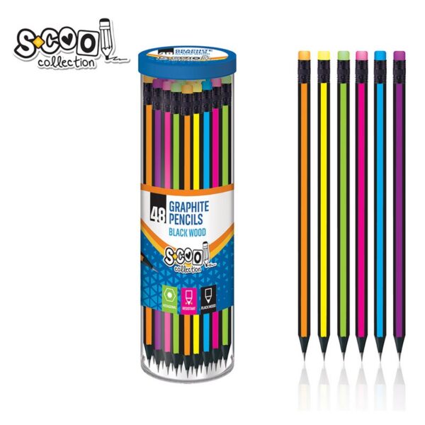 Grafitna Olovka Sa Gumom Neon SC007