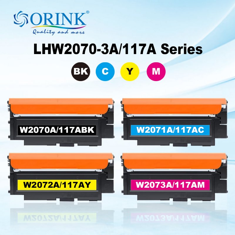 HP 117A HP 117A Black Cyan Yellow Magenta - Image 1