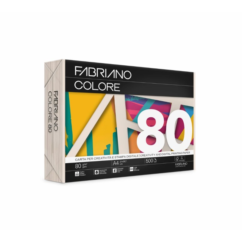 fabriano-colore-a4-80g-avorio-250-sheet Fabriano Colore A4 80g Avorio 250 Sheet - Image 1