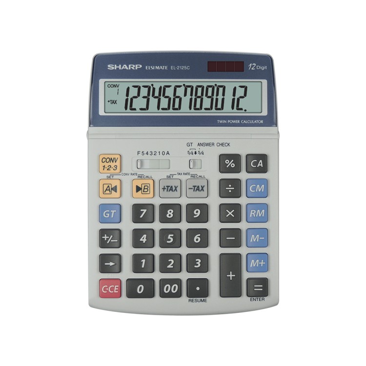 Sharp-el-2125c-kalkulator SHARP EL 2125C Kalkulator - Image 1
