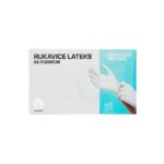 Rukavice Lateks Sa Puderom Bijele 100/1