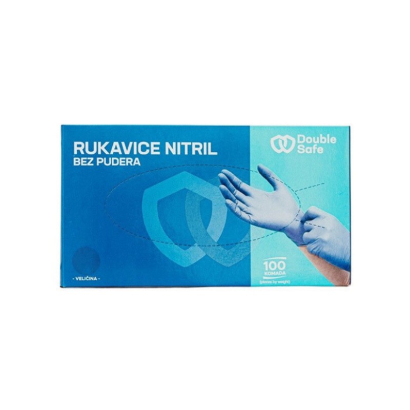 rukavice-nitril-bez-pudera-plave-double-safe-100-1 Rukavice Nitril Bez Pudera Plave Double Safe 100/1 - Image 1