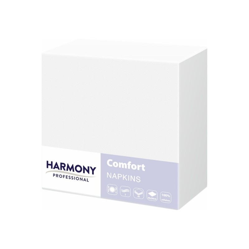 salvete-bijele-harmony-professional-38x38cm-50-lista Salvete Bijele Harmony Professional 38x38cm 50 Lista - Image 1
